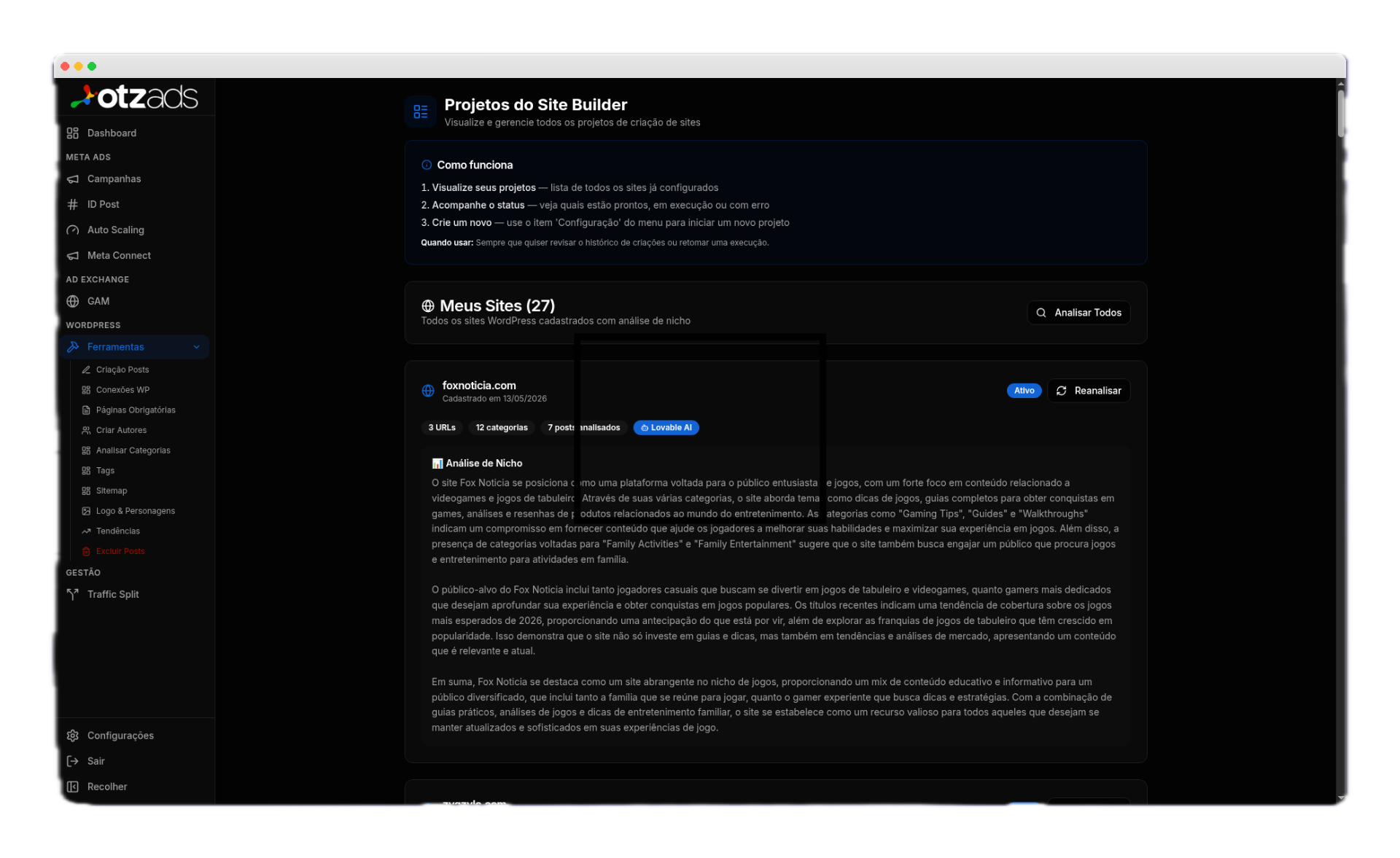 PubManager — Site Builder